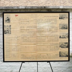 First-Class plan of accommodation for the R.M.S. Titanic printed in 1911